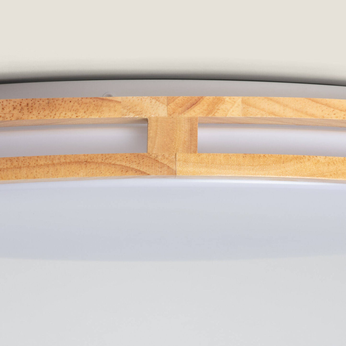 Plafonnier LED Rond 20W IP20 Non-Dimmable Bois Ø405 mm