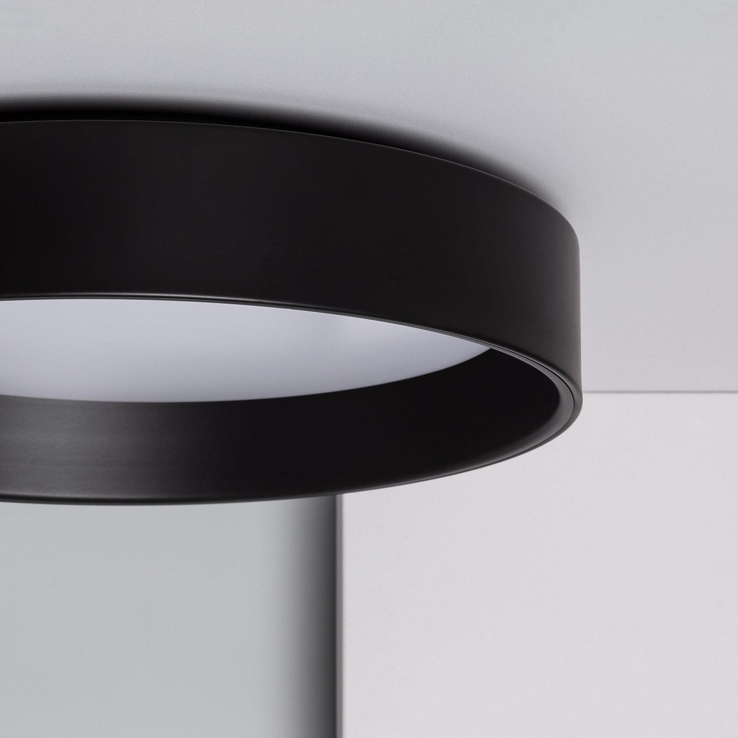 Plafonnier LED Rond 20W Ø450 mm IP20 Noir Non Dimmable