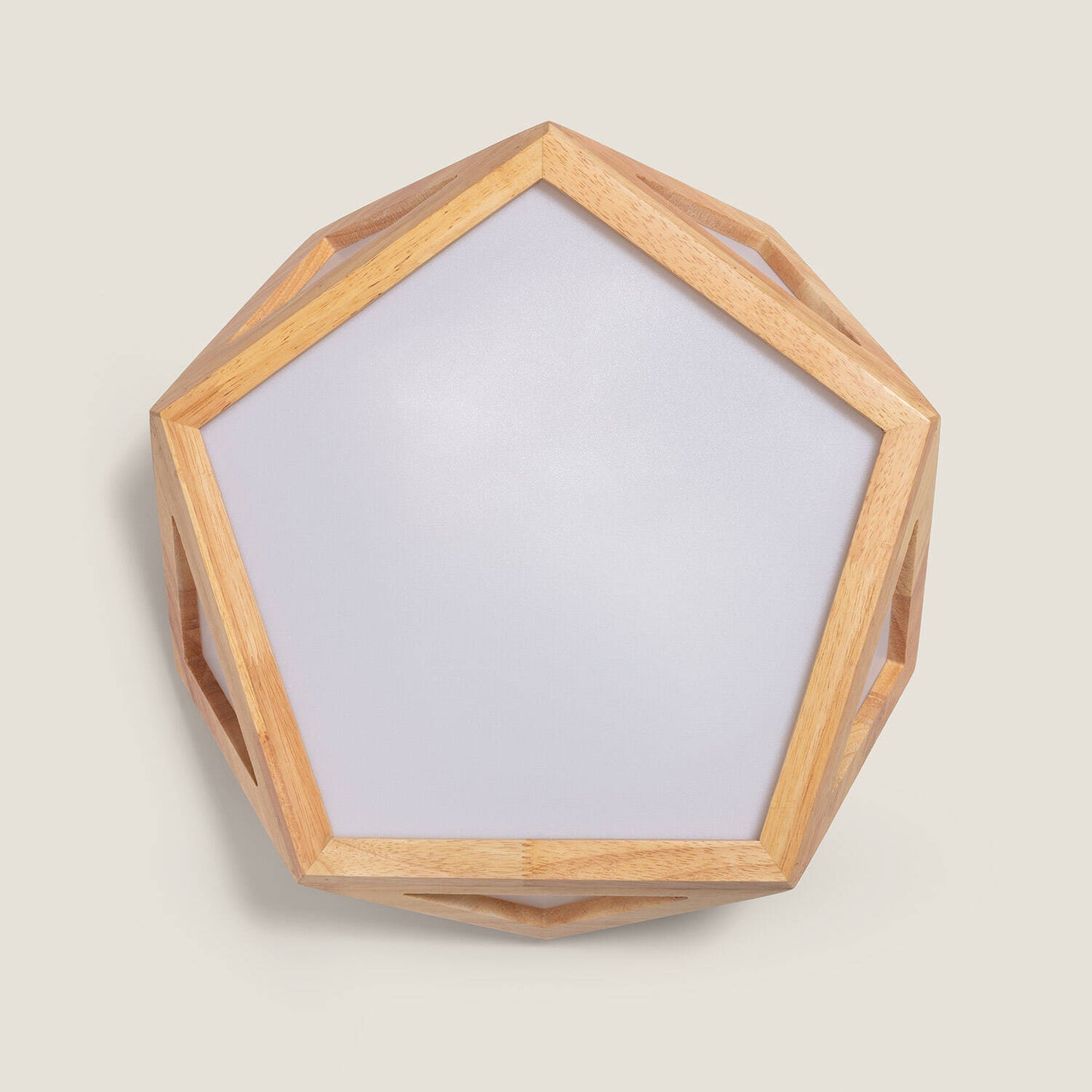 Plafonnier LED en Bois 20W, IP20, 1500lm, Installation en Saillie