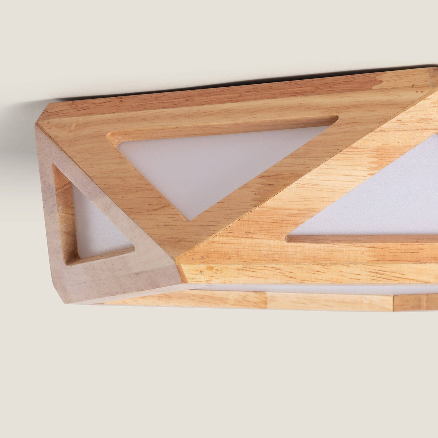 Plafonnier LED en Bois 20W, IP20, 1500lm, Installation en Saillie
