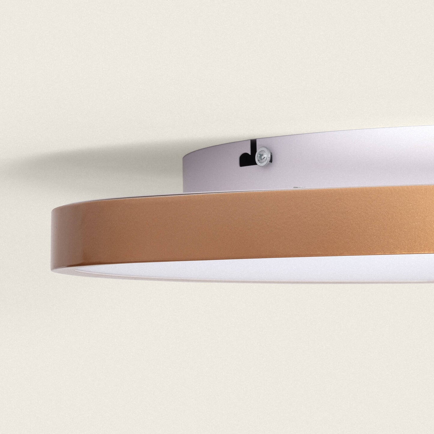 Plafonnier LED Oval 20W IP20 Métal Ø420 mm Installation en Saillie