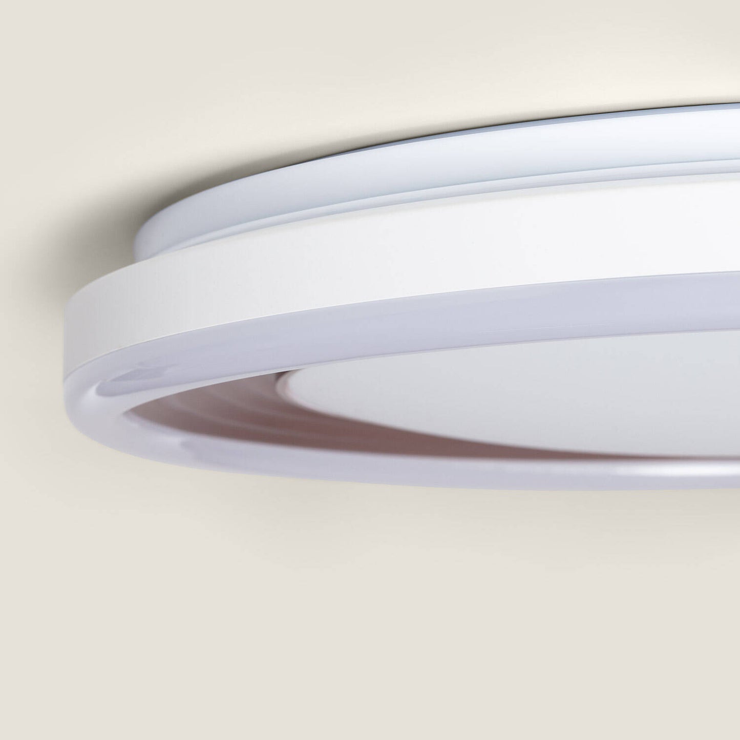 Plafonnier LED Rond 24W IP20 Métal Blanc