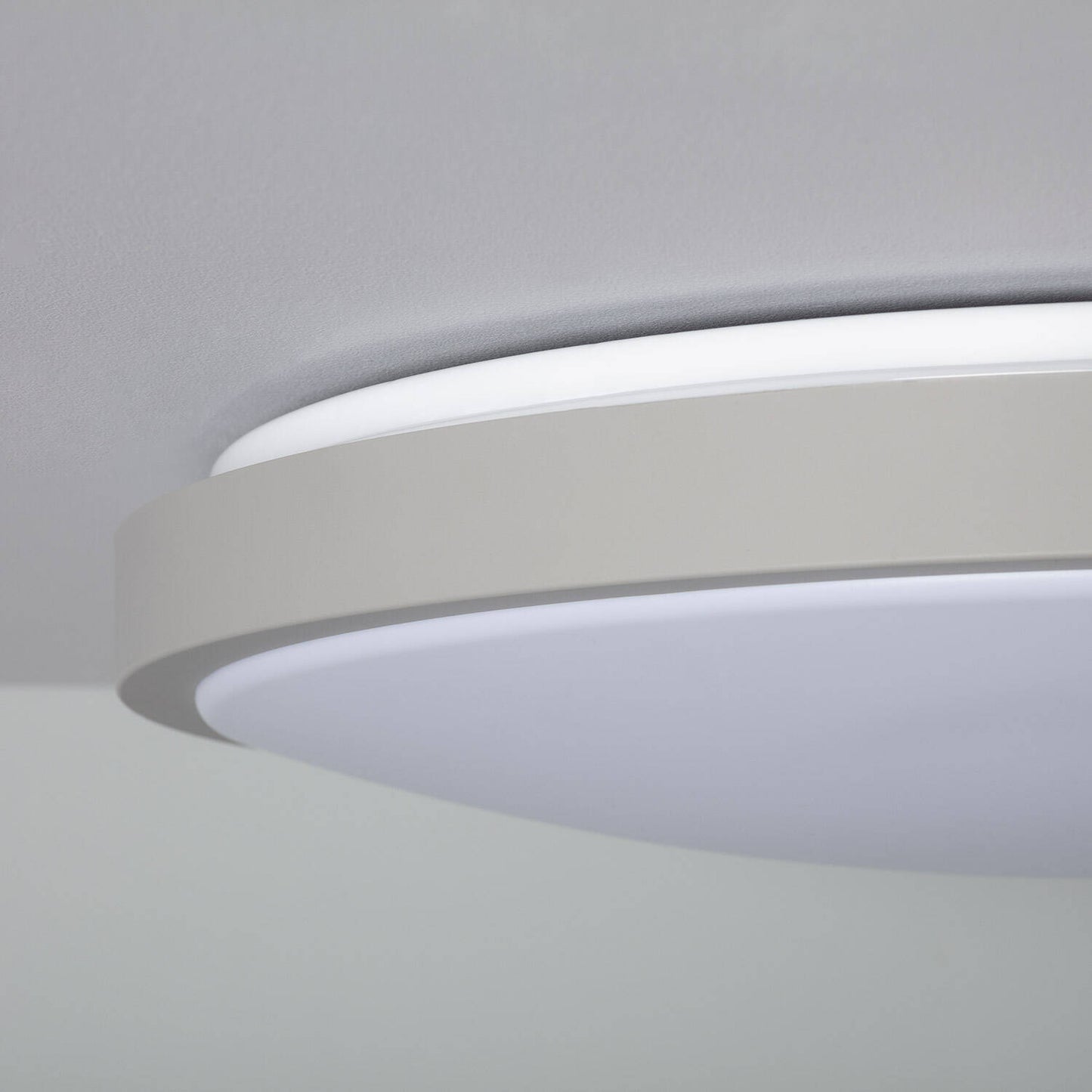 Plafonnier LED Rond 24W IP20 Métal Gris Ø500 mm