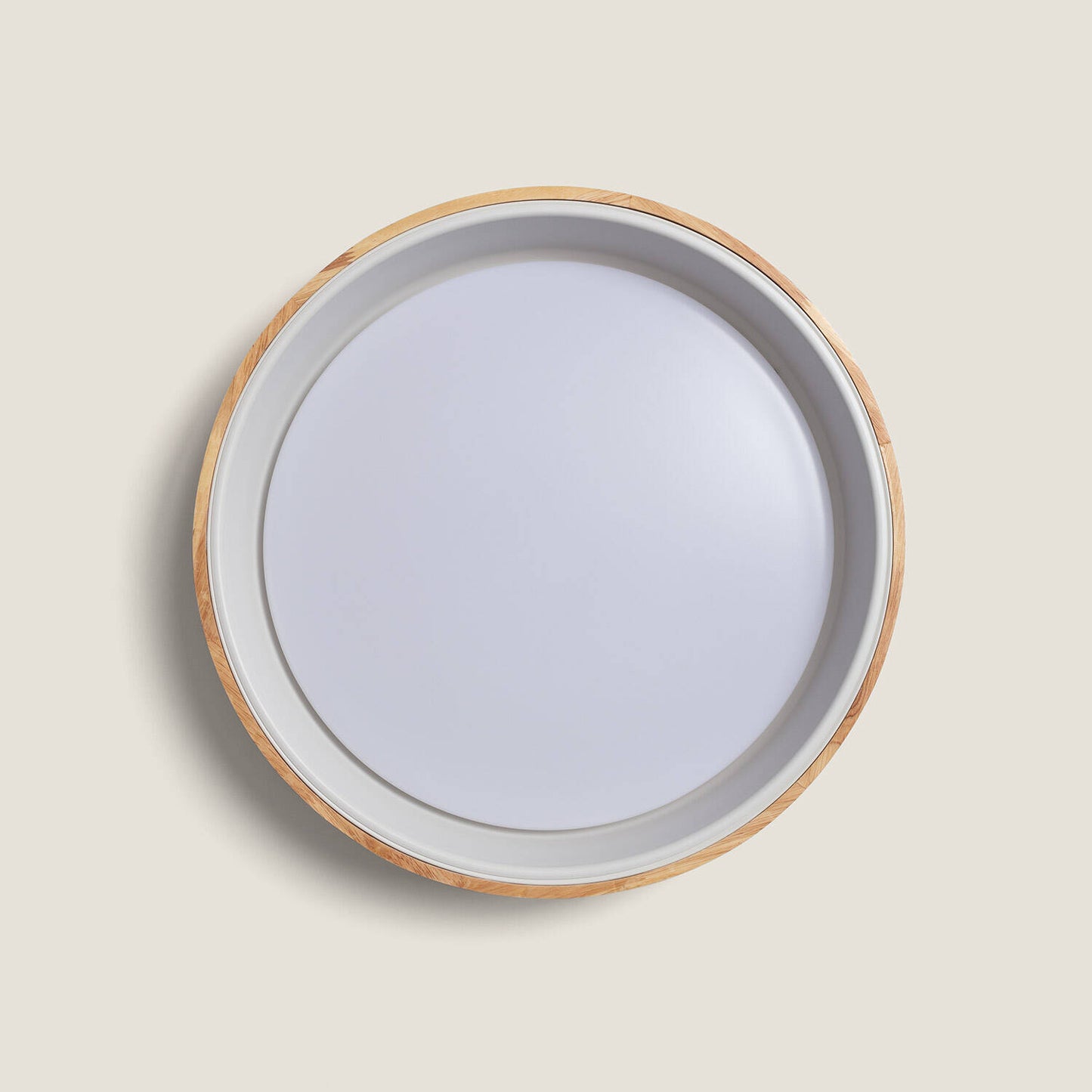 Plafonnier LED Rond en Bois 30W IP20 Ø570 mm