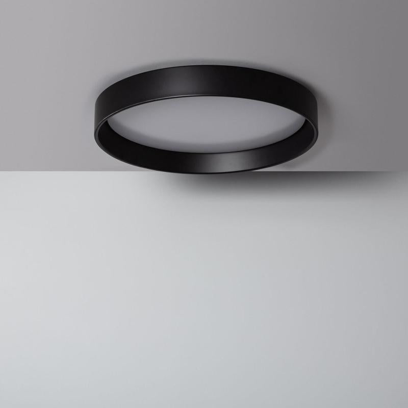 Plafonnier LED Rond 30W Noir Ø550 mm IP20 Non Dimmable