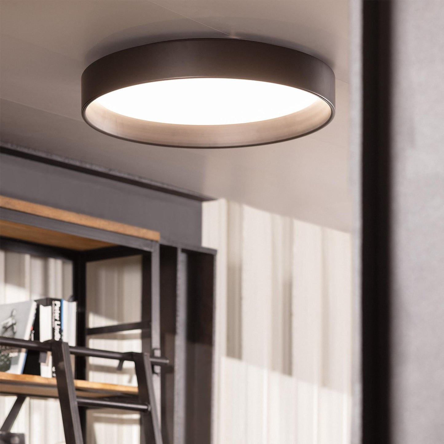 Plafonnier LED Rond 30W Noir Ø550 mm IP20 Non Dimmable