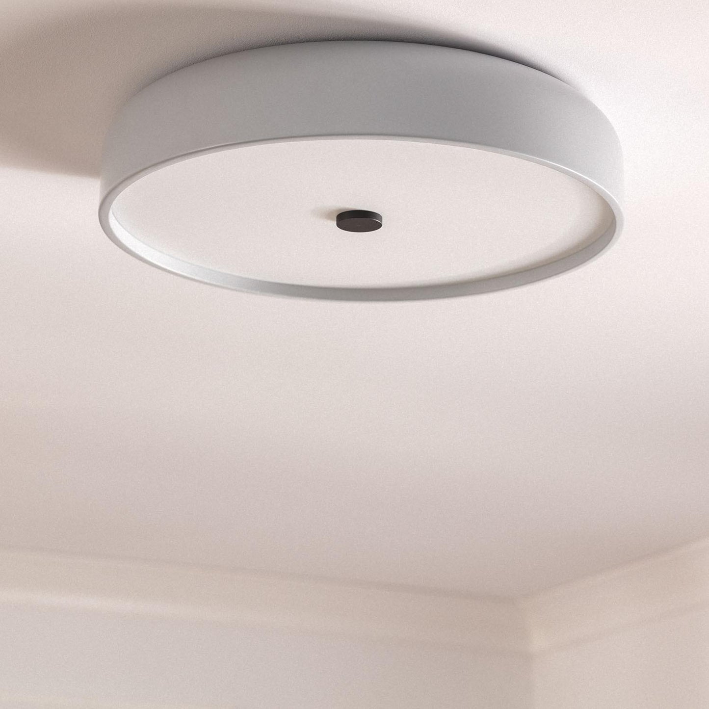 Plafonnier LED Rond 30W Ø450 mm IP20 Métal Gris