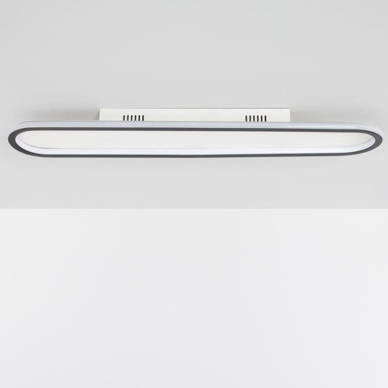 Plafonnier LED Noir 35W IP20, 2600 lm, Installation En Saillie