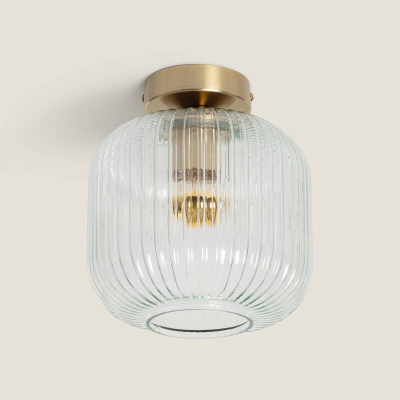 Plafonnier LED Métal et Verre 20W IP20