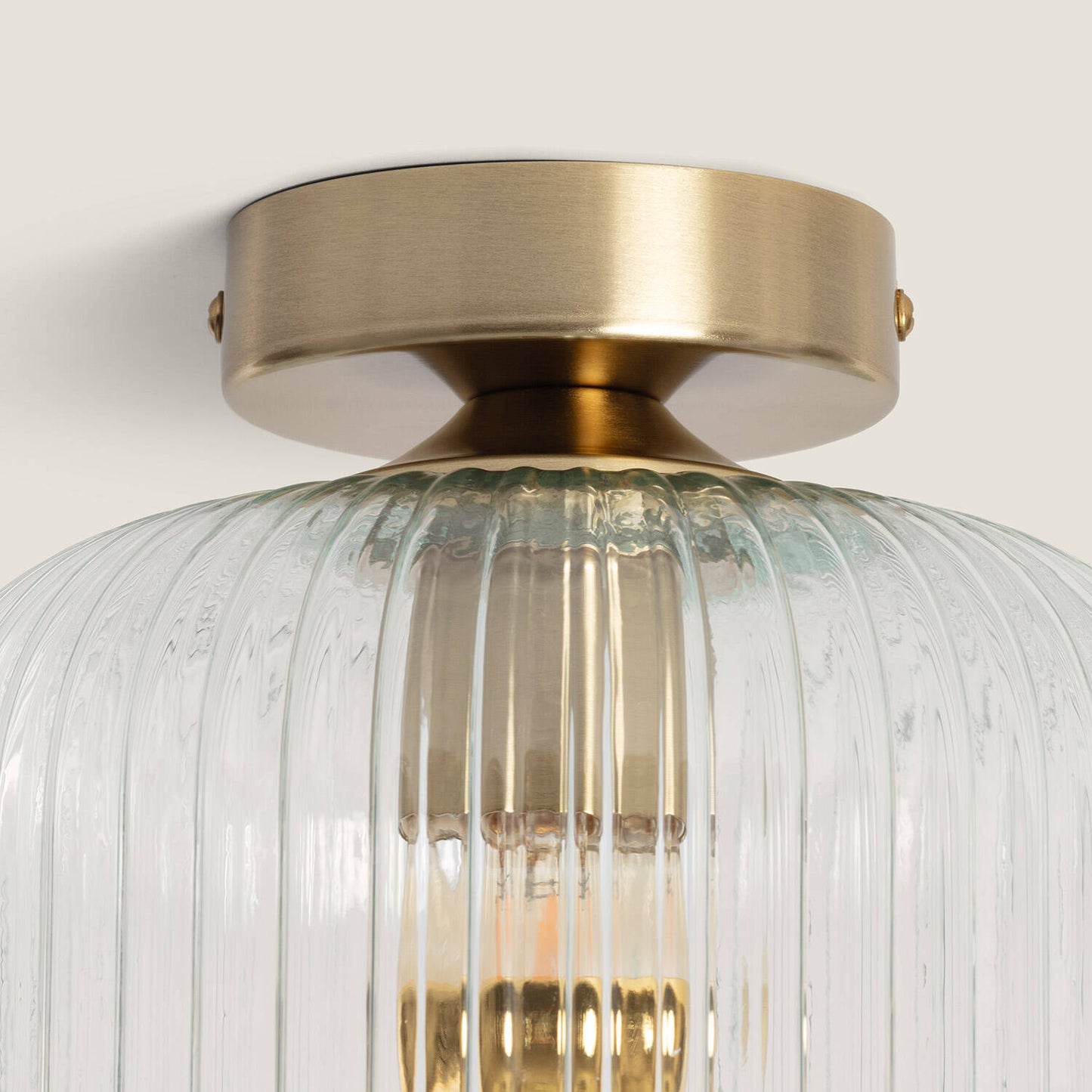 Plafonnier LED Métal et Verre 20W IP20