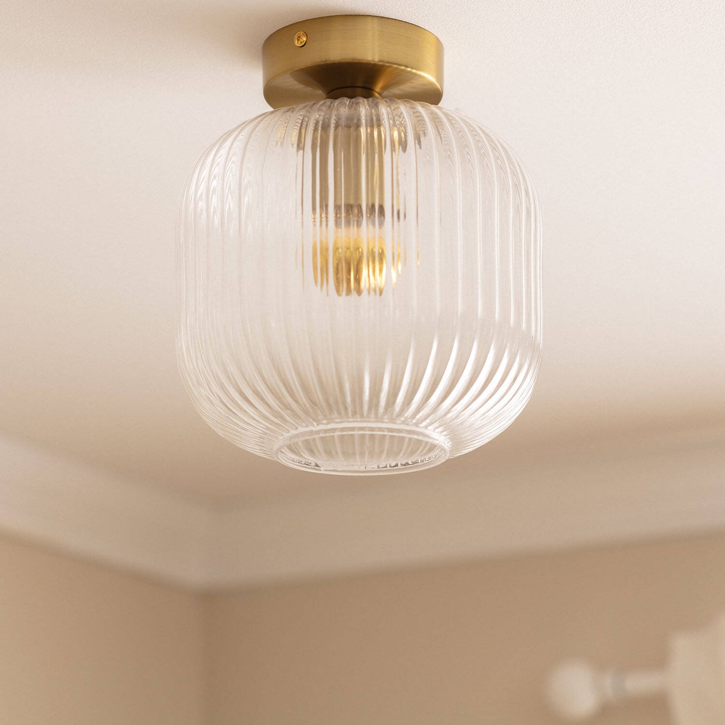Plafonnier LED Métal et Verre 20W IP20