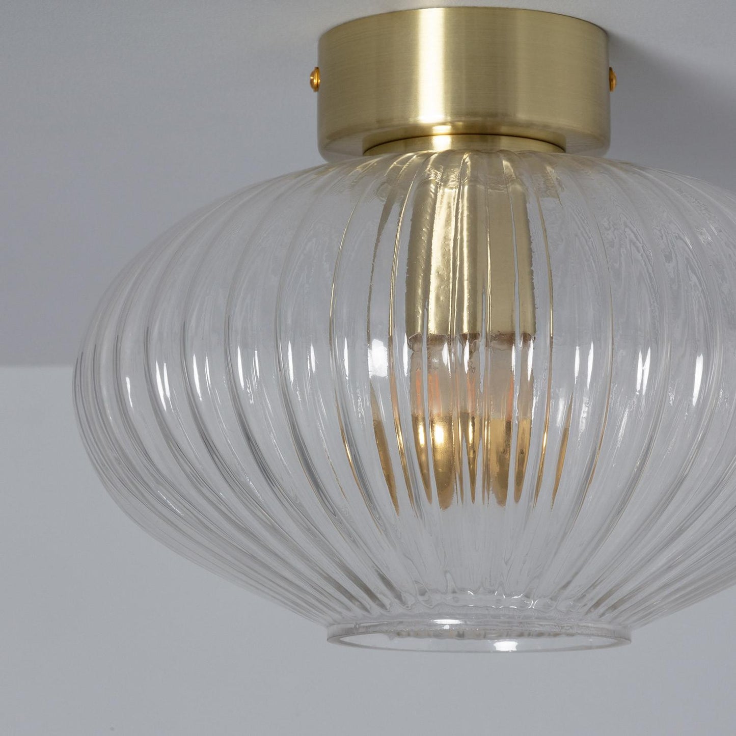 Plafonnier LED Métal et Verre 20W IP20