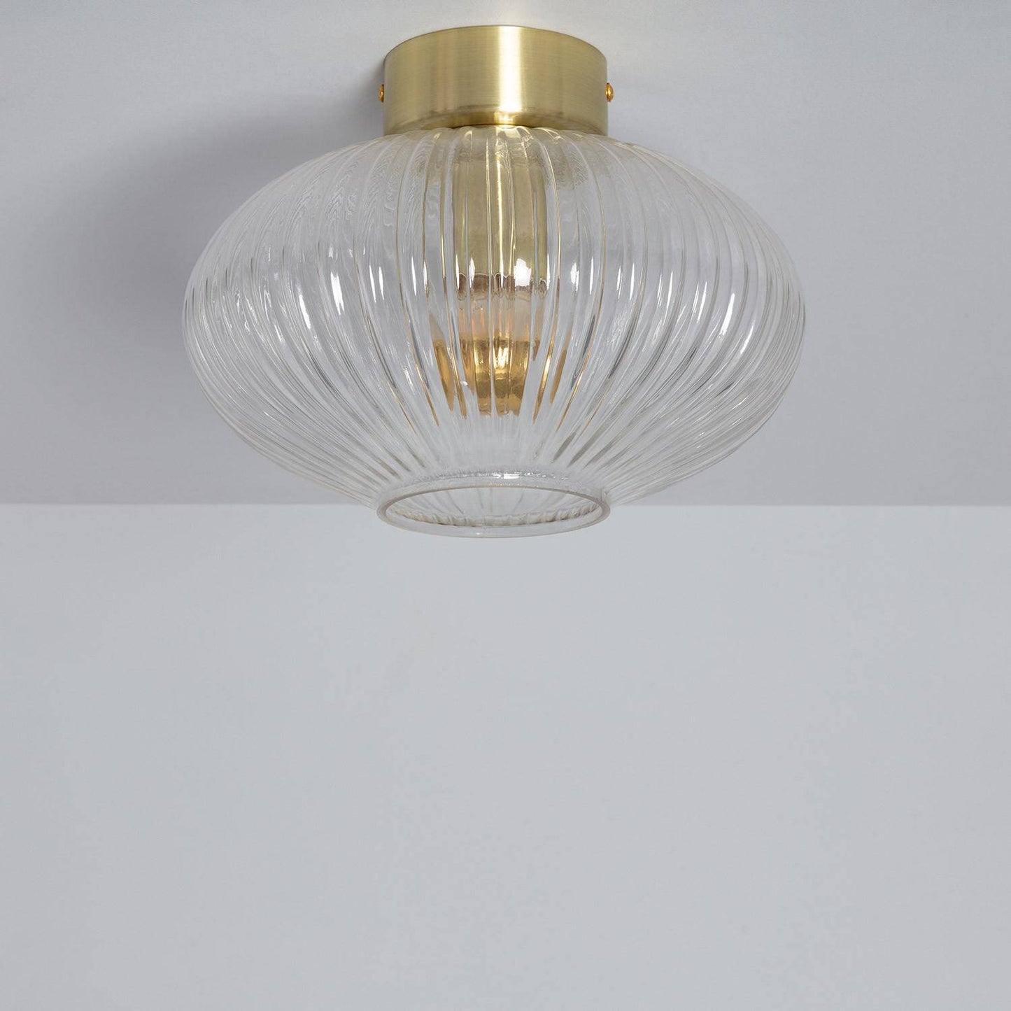 Plafonnier LED Métal et Verre 20W IP20