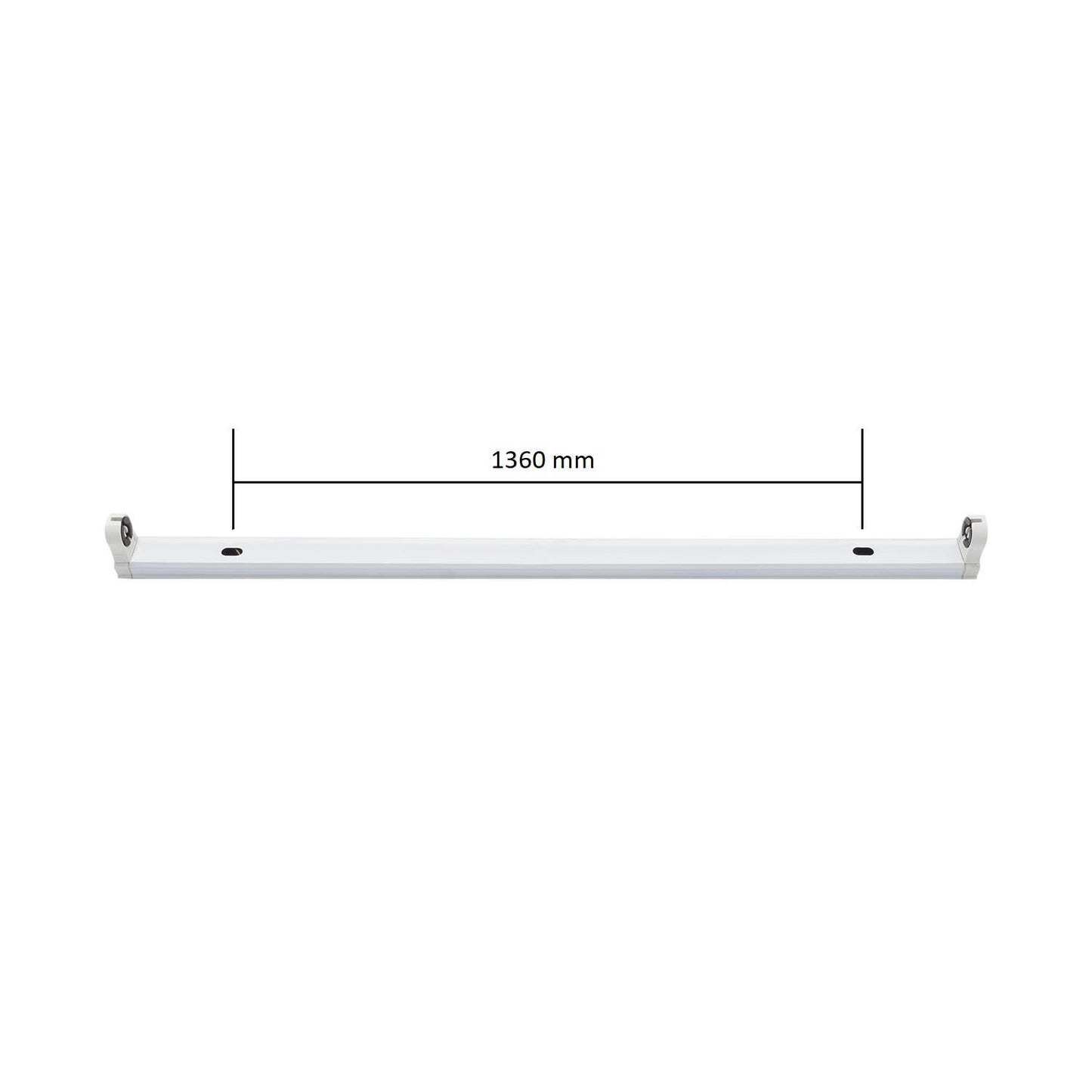 Réglette LED T8 G13 150cm, IP20, Installation en Saillie