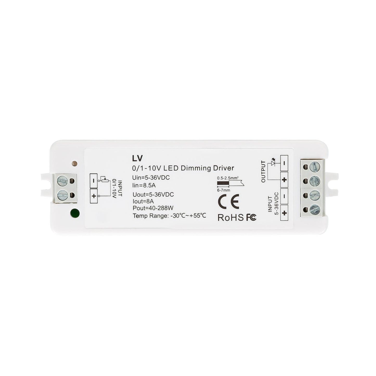 Variateur 1-10V pour Ruban LED 288W IP20 Usage Intérieur