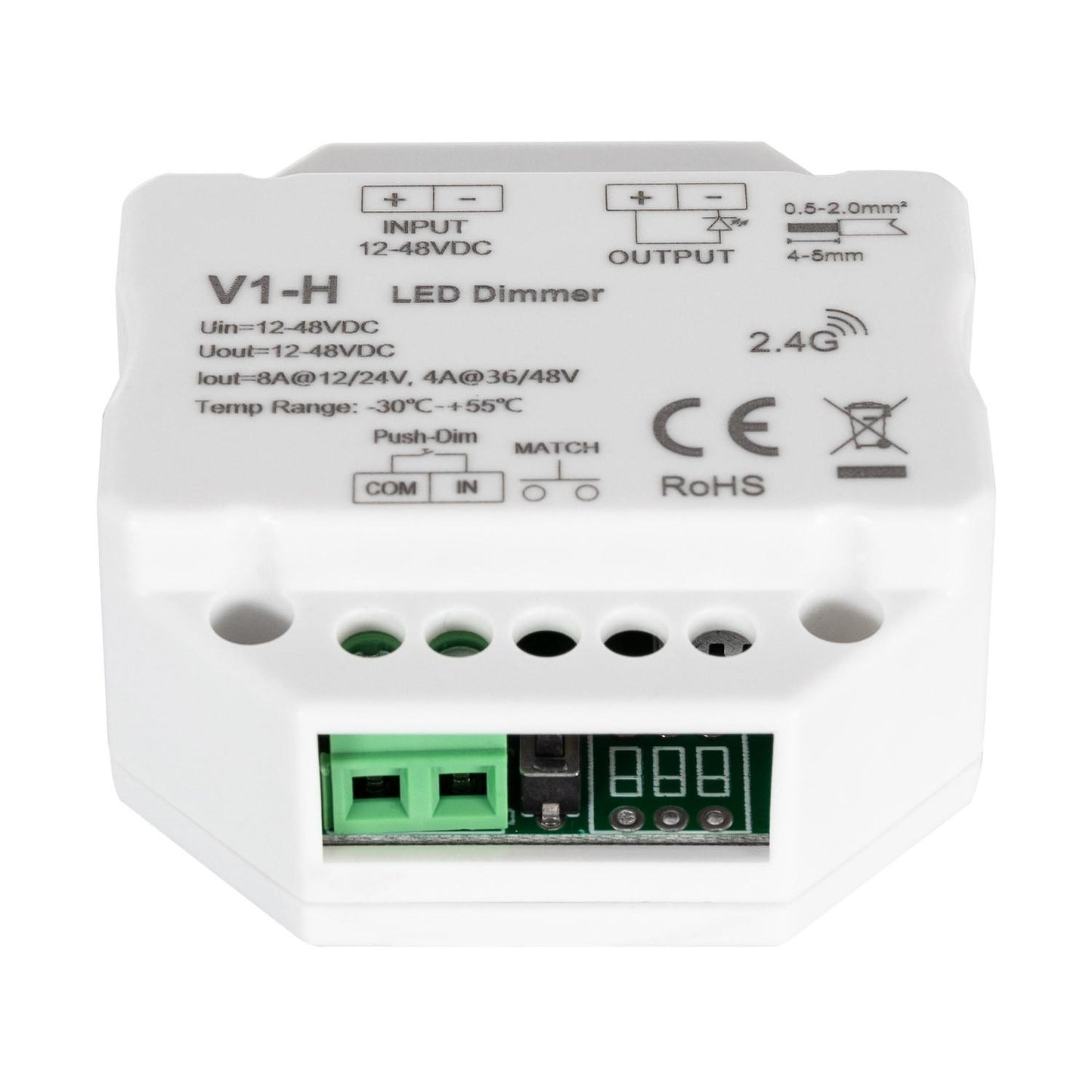 Module de Variation LED RF 12/48V, 192W, IP20, Installation Encastrée