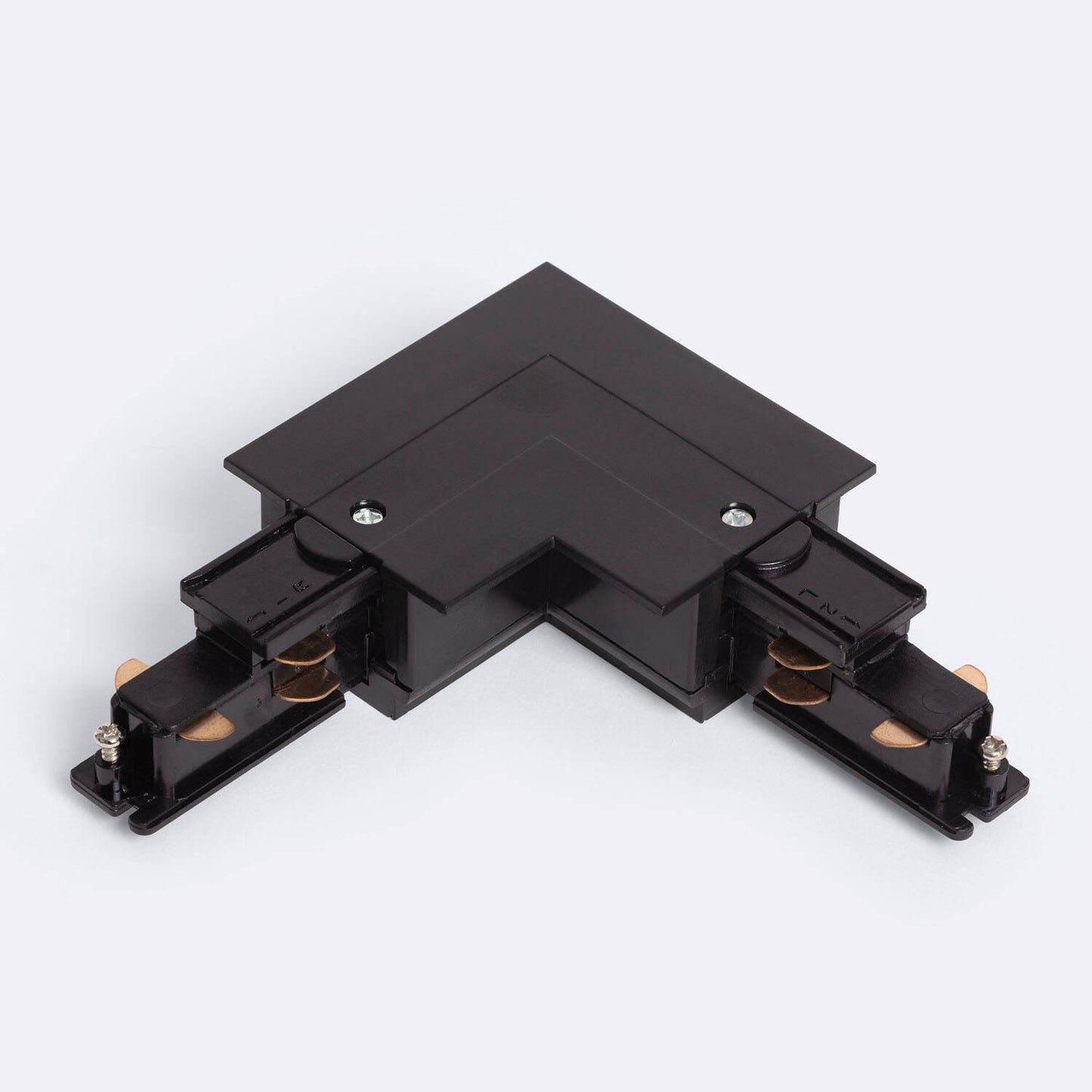 Connecteur Left Side Type L pour Rail Triphasé DALI IP20, 16A, Noir