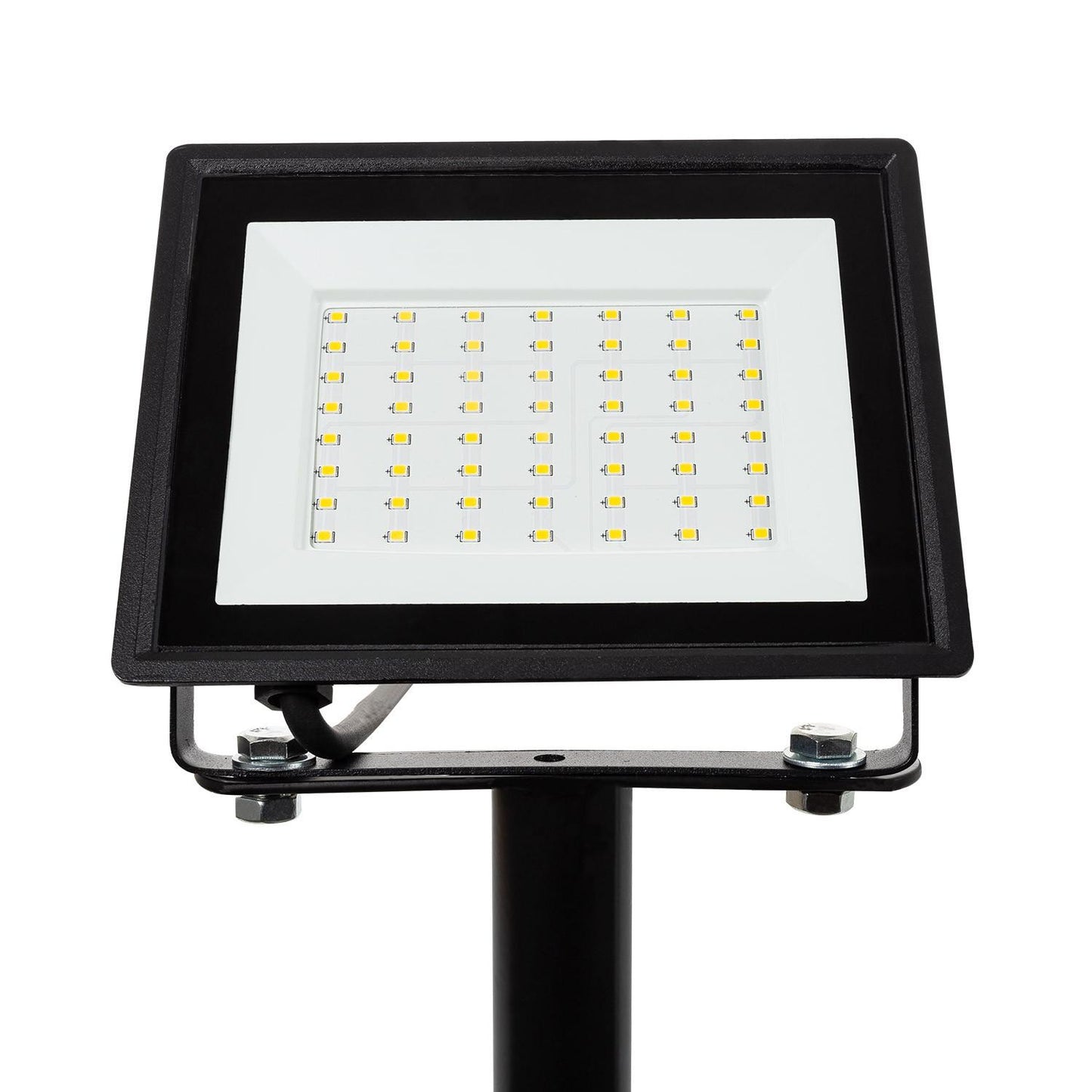 Support Projecteur LED 500mm/1000mm, IP65, Noir, Fer