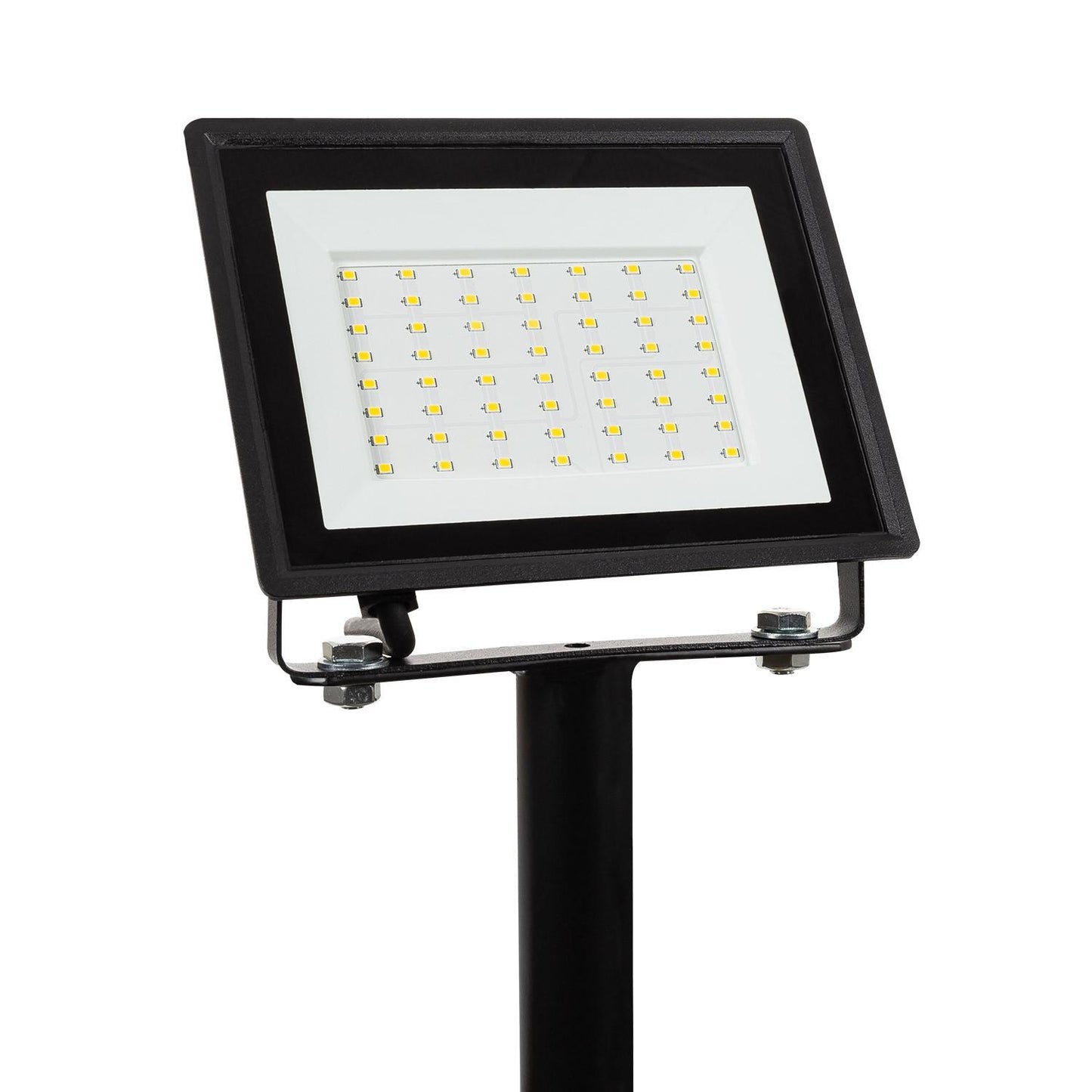 Support Projecteur LED 500mm/1000mm, IP65, Noir, Fer