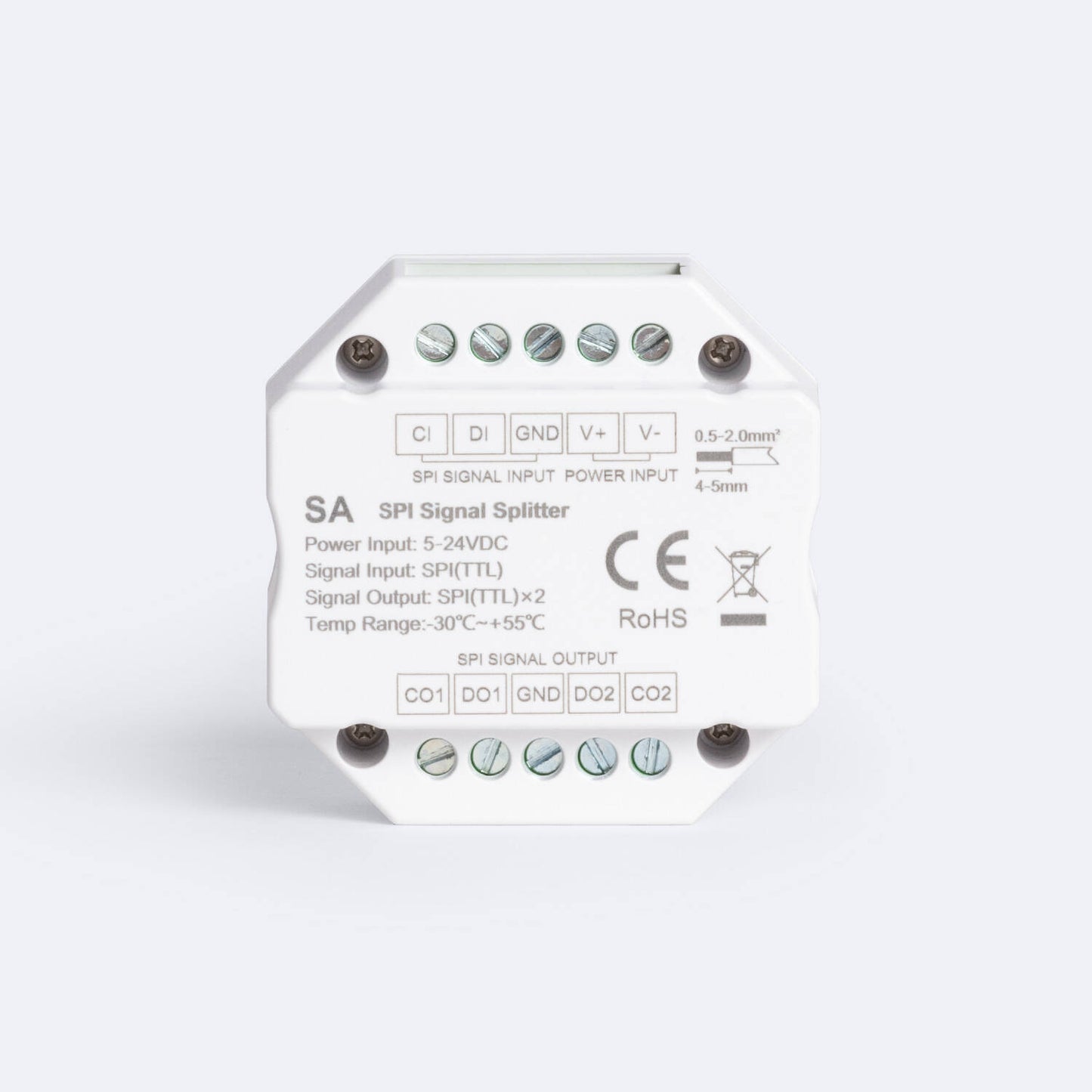 Répartiteur de Signal RGB / RGBW - SPI - 5-24VDC IP20 pour Intérieur