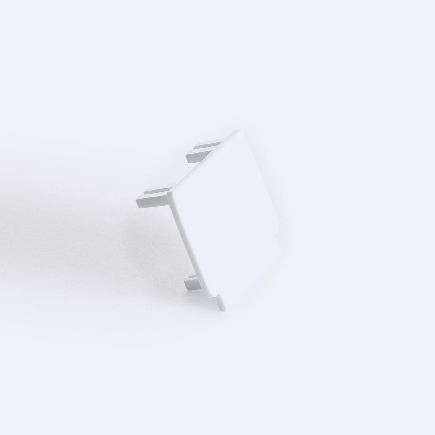 Embout de Finition pour Rail Triphasé DALI, Installation Facile, Blanc