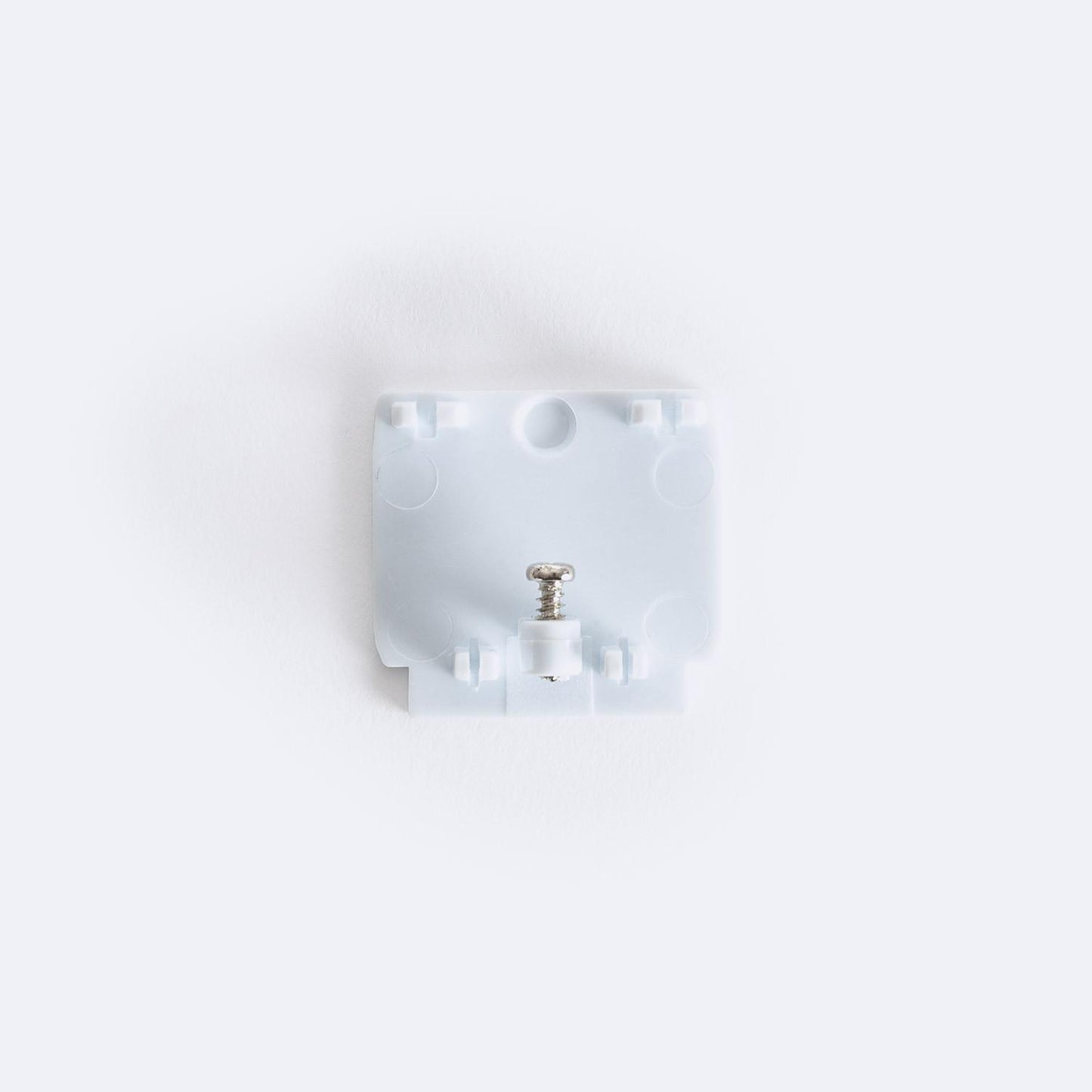 Embout de Finition pour Rail Triphasé DALI, Installation Facile, Blanc