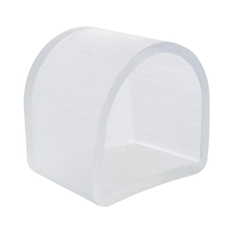 Embout Gaine Néon LED 7.5W/m 220V AC Semi-circulaire 180º IP67 Extérieur/Intérieur
