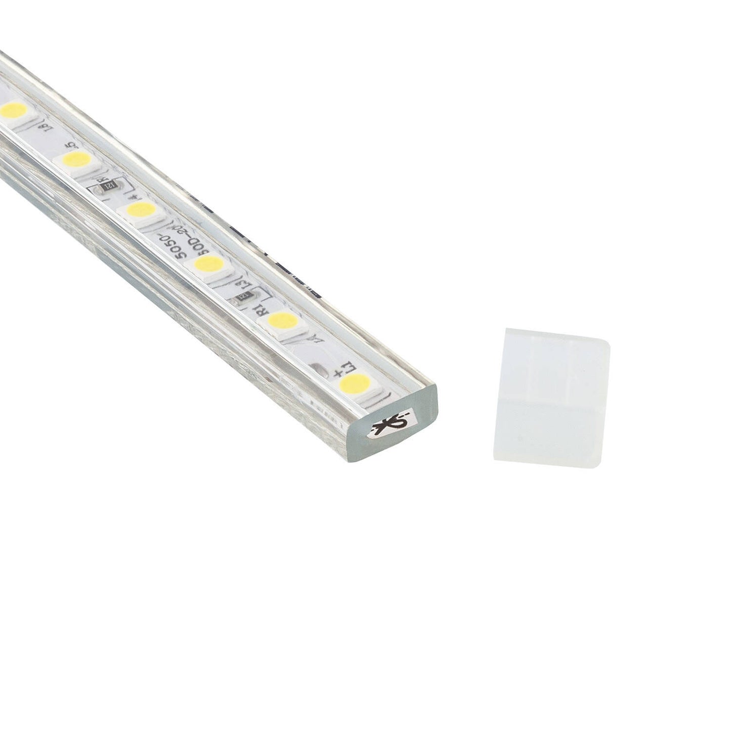 Endkappe für 220 V AC LED-Streifen, leicht zu schneiden, IP20, für den Innenbereich