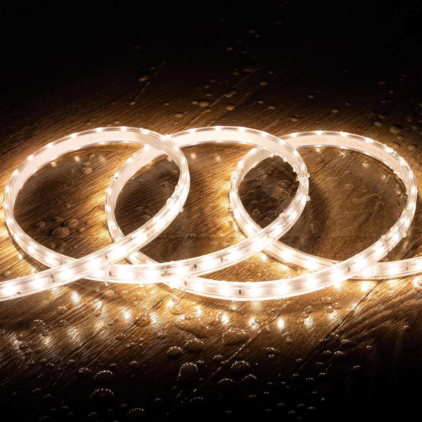 LED-Streifen 220V 5W/m SMD2835 60LED/m IP65 Außen/Innen 12mm