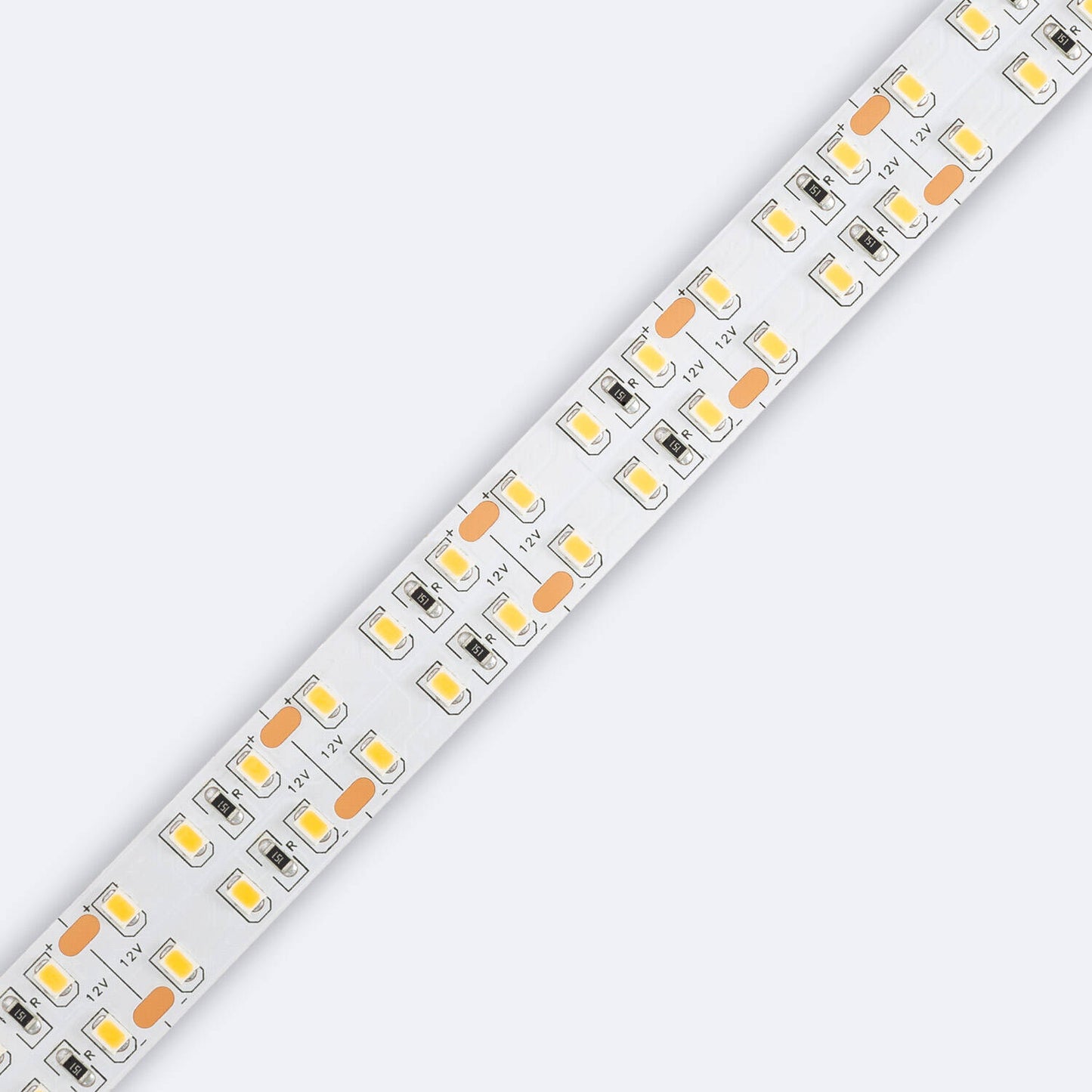 Ruban LED 12V 204 LED/m 5m IP20, Largeur 14mm, Découpable