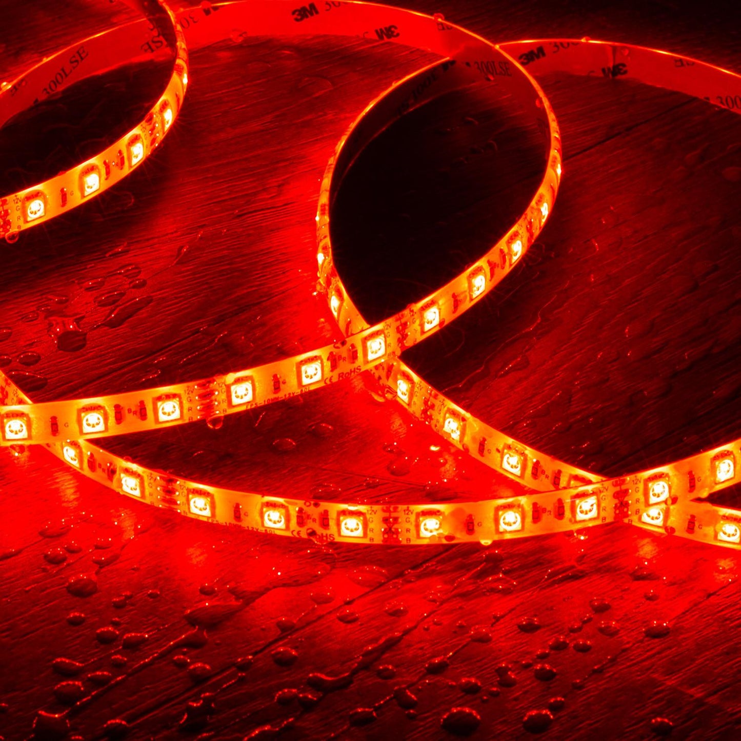 Ruban LED RGB 12V 9W/m 5m IP65 Découpable et Dimmable