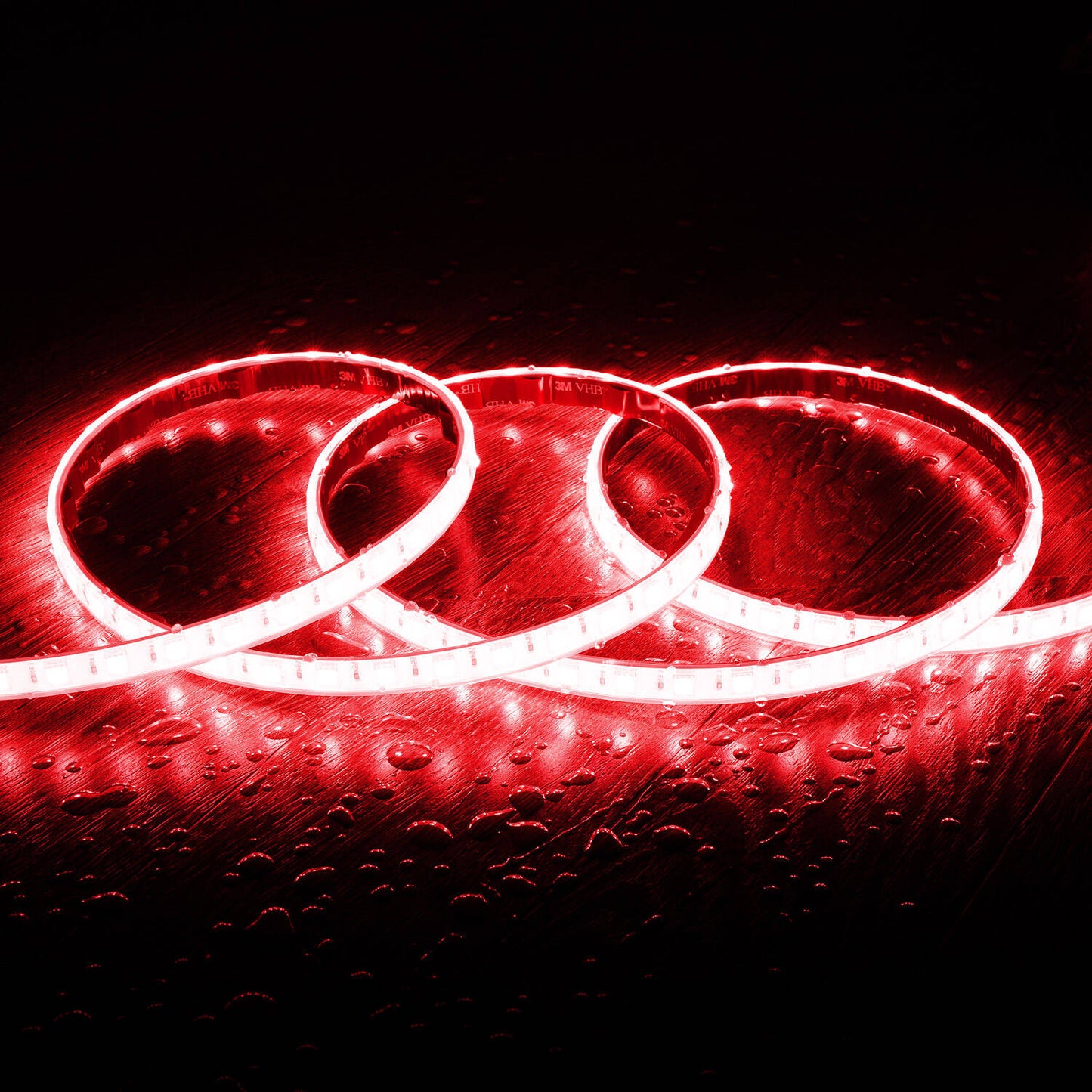 Flexibler RGB-LED-Streifen 220V IP67, 60 LED/m, Silikon, 100 cm Schnitt
