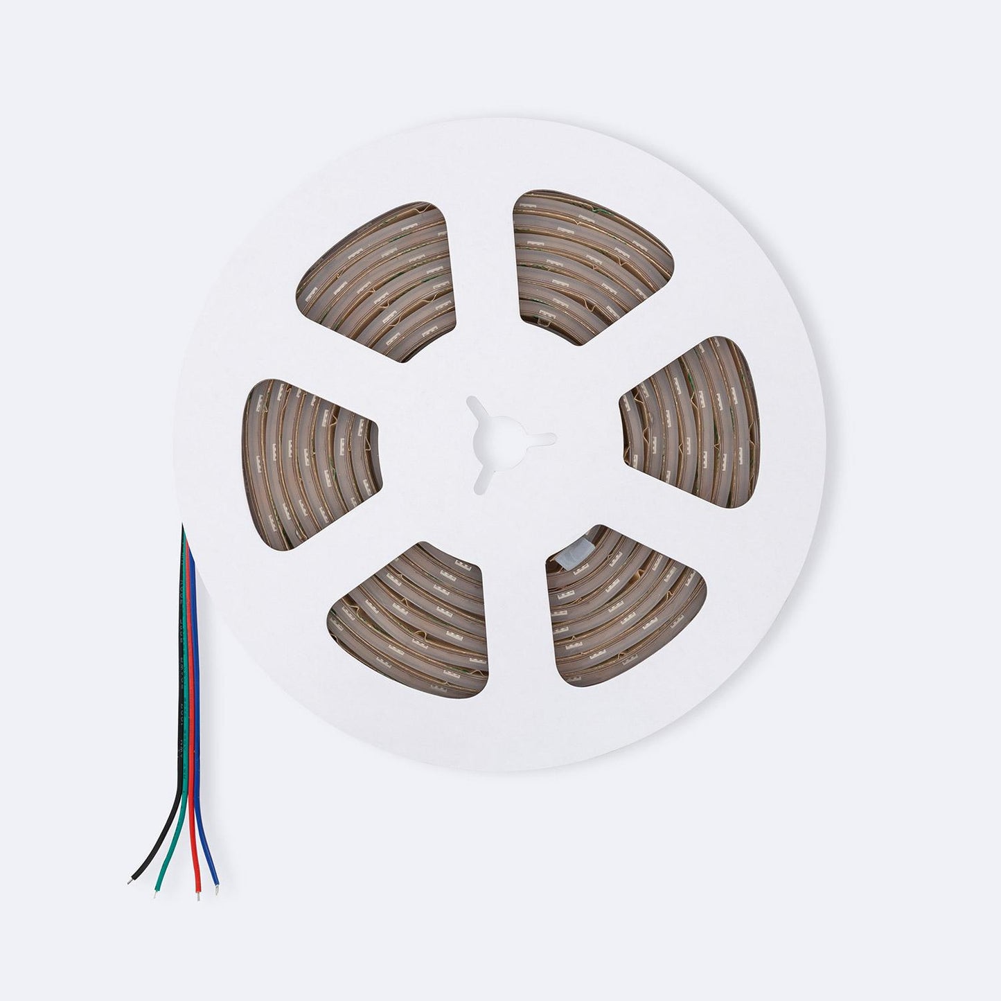 Ruban LED RGB Flexible 24V 10W/m 5m IP68 Silicone Étanche