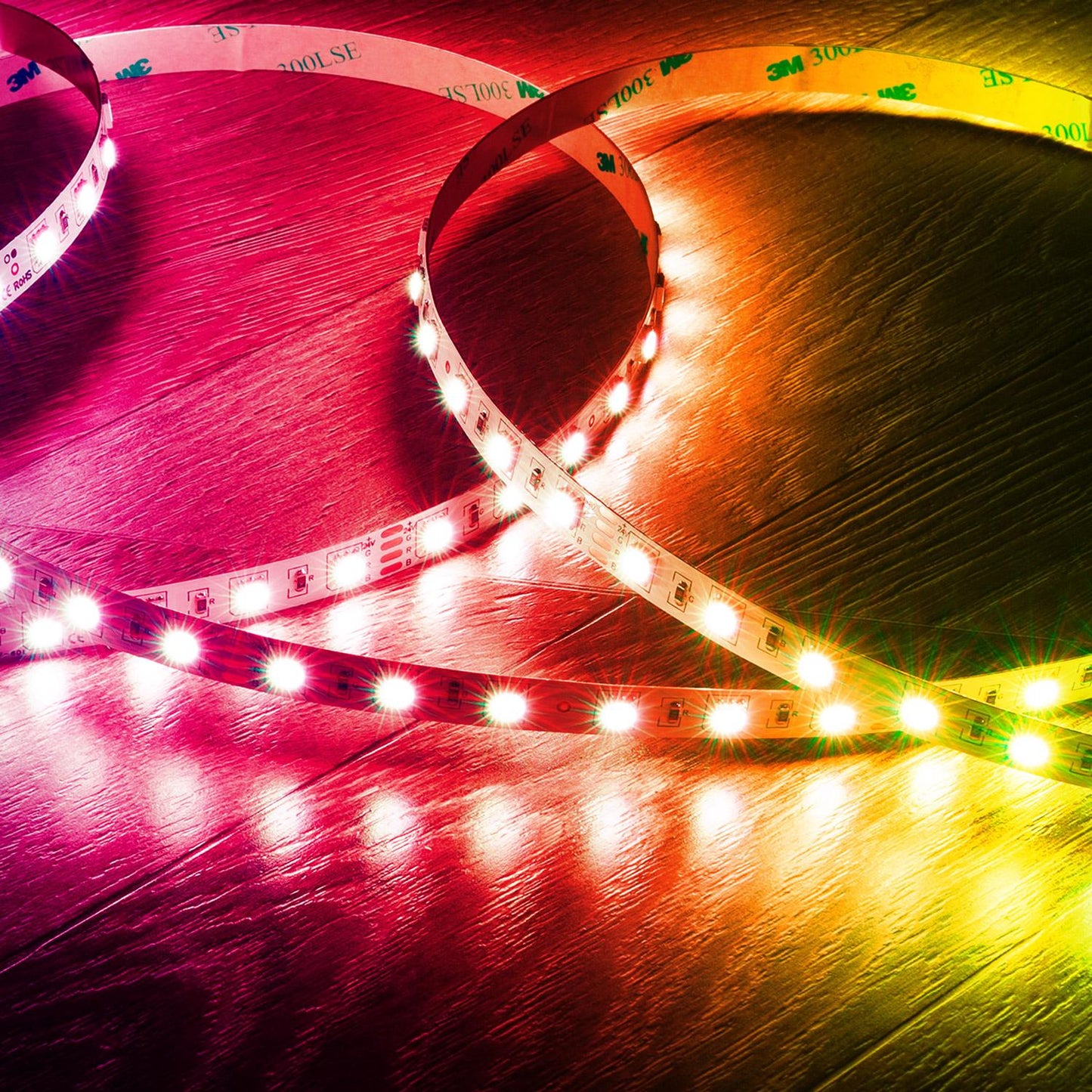 Ruban LED RGB 24V 10W/m 5m IP20 Flexible et Découpable
