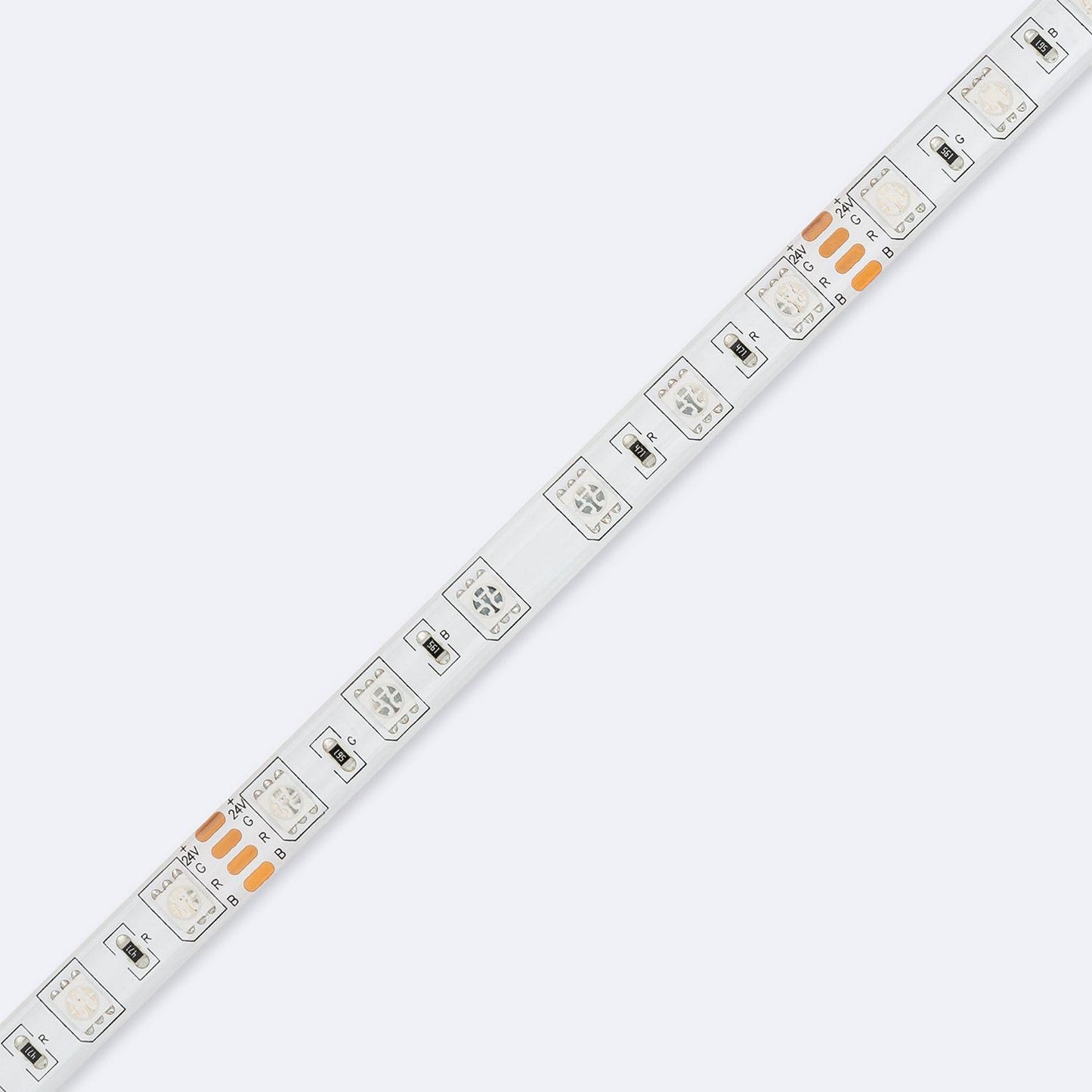 Ruban LED RGB 24V 10W/m 5m IP65 Extérieur/Intérieur