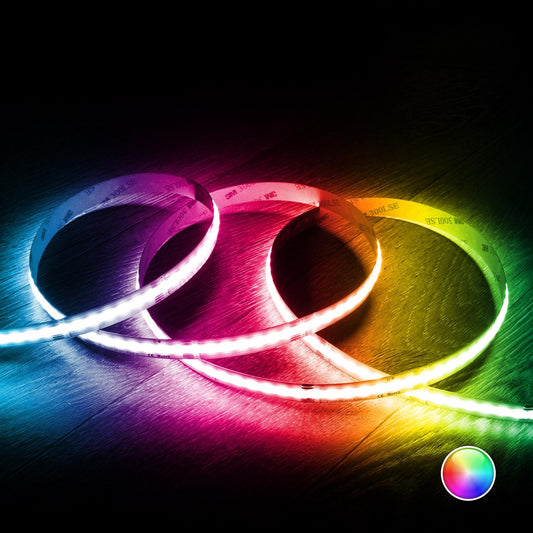 Ruban LED RGBW 24V, 420 LED/m, 5m, IP20, CRI90, Dimmable