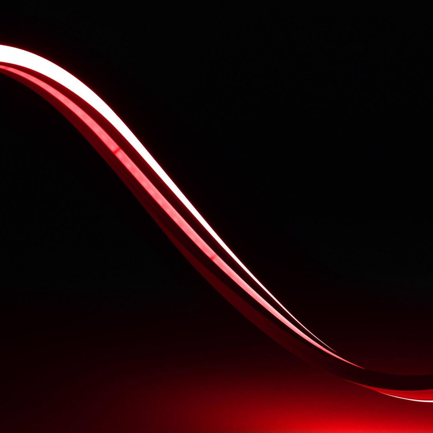 LED Neonschlauch 48V 8W/m IP65 Rot, Ausschnitt 5 cm, Dimmbar