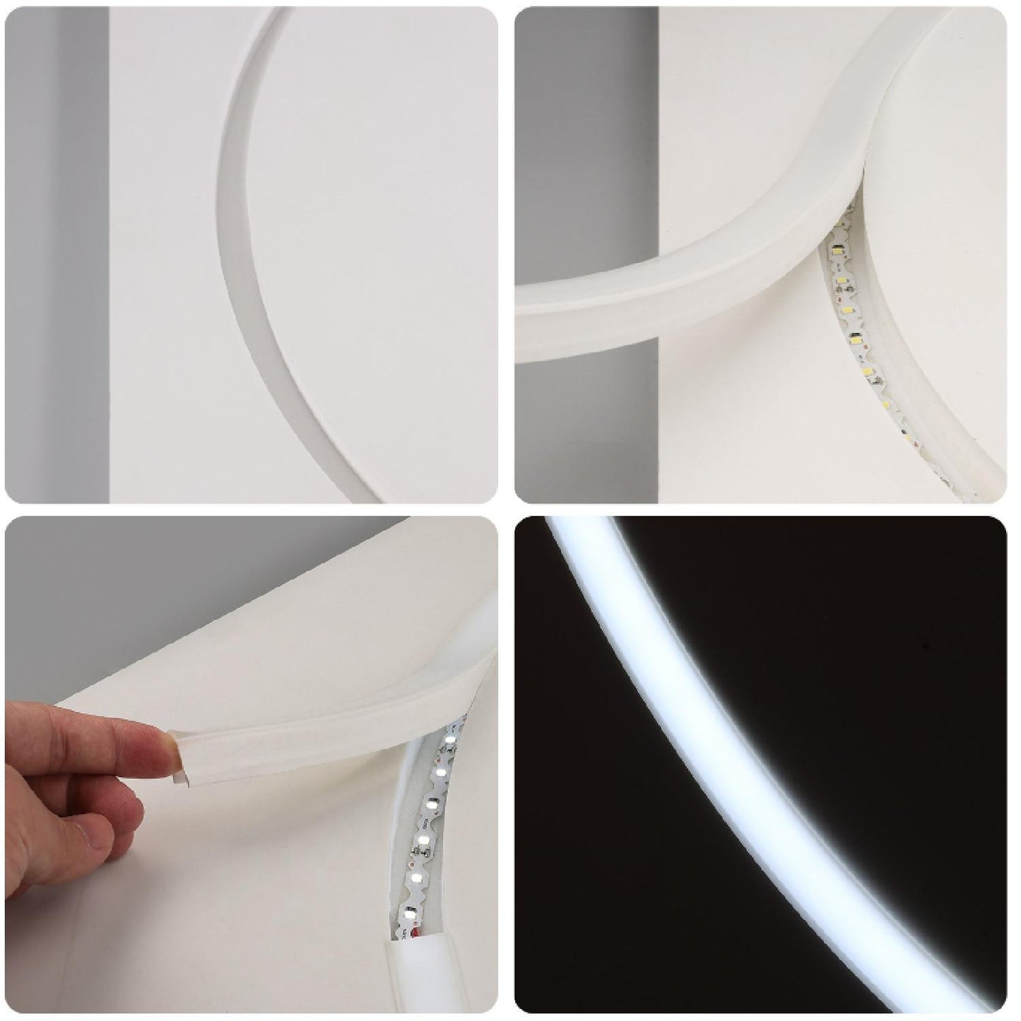Tube Silicone LED Flex Encastré 15 mm - Usage Extérieur