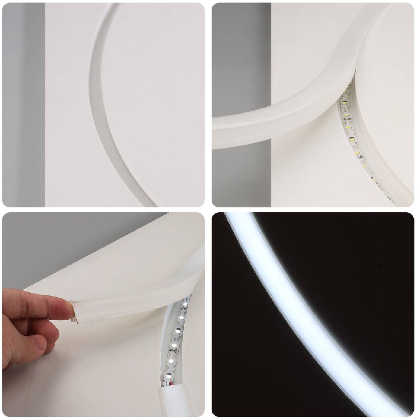 Tube Silicone LED Flex Encastrable 8-12 mm, Usage Extérieur