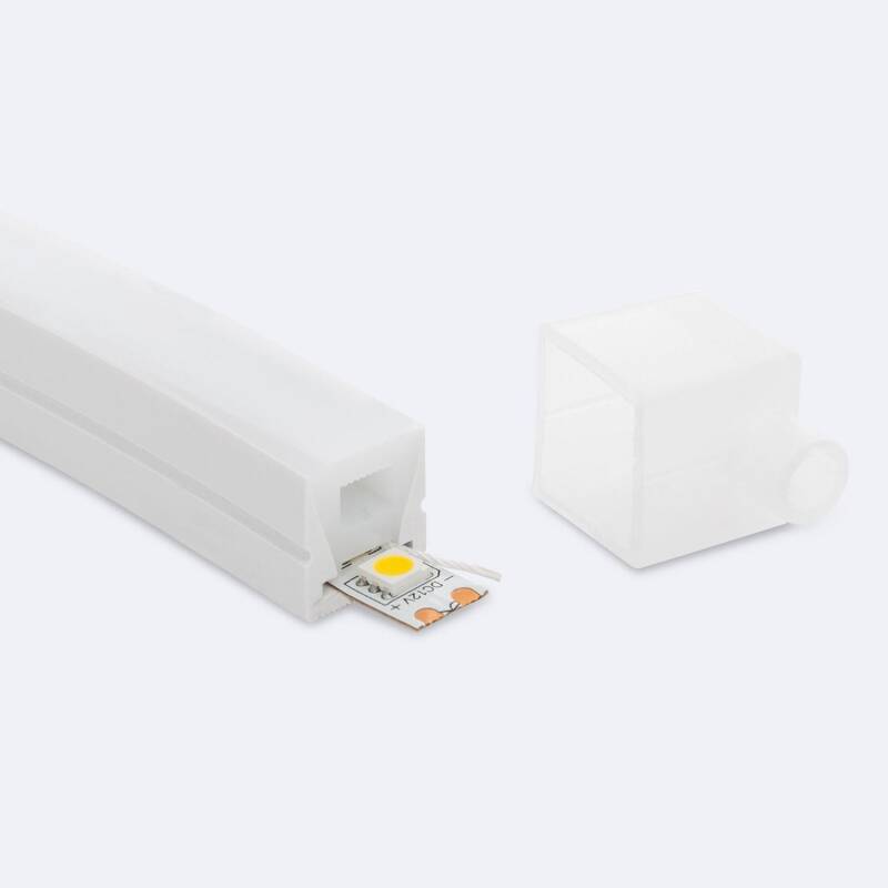 Tube Silicone LED Flex Encastré, Installation Facile, Usage Intérieur
