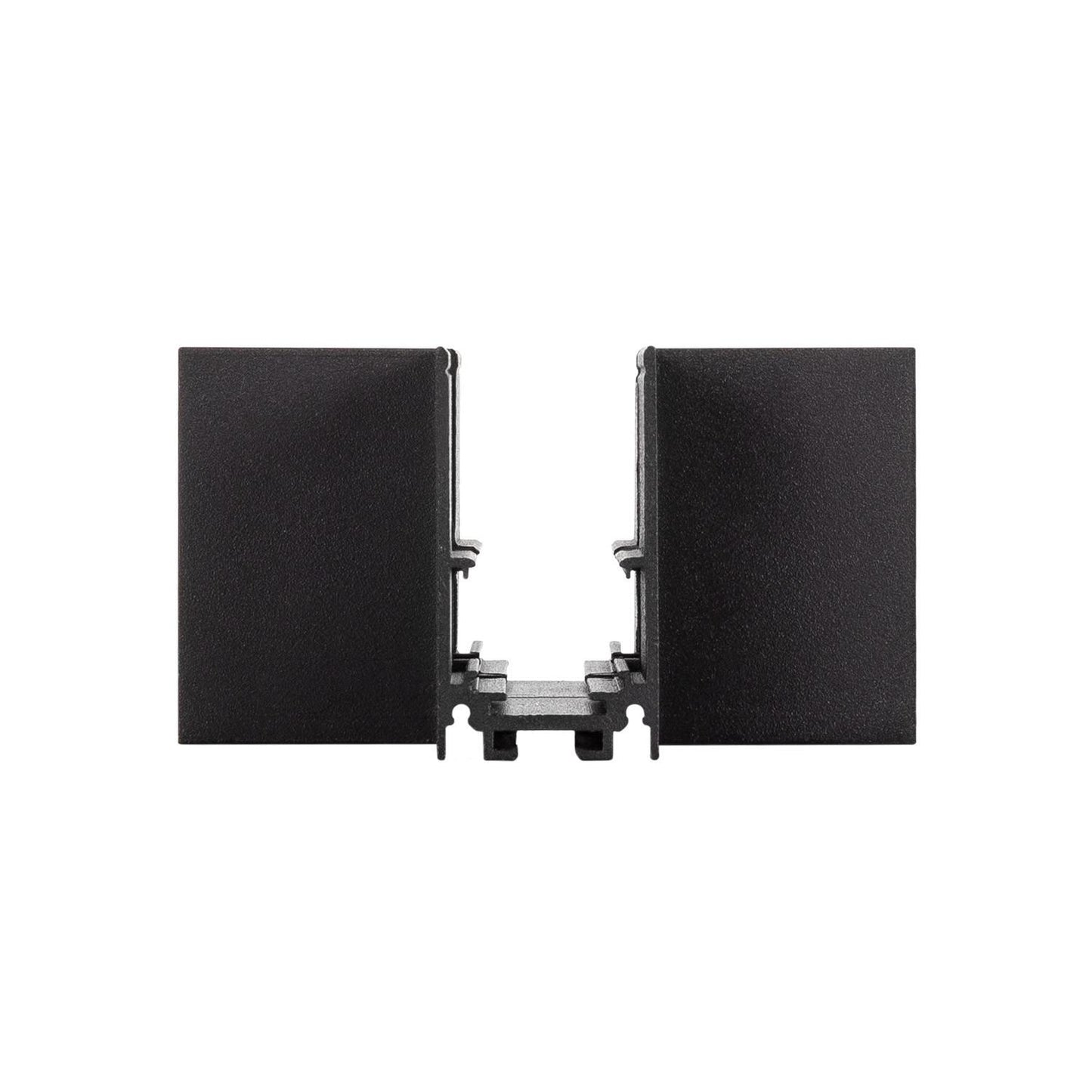 Raccord en X pour Rail Magnétique 20mm en Aluminium Noir