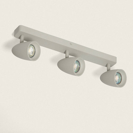 Applique LED 3 Spots Orientables 15W IP20 en Aluminium