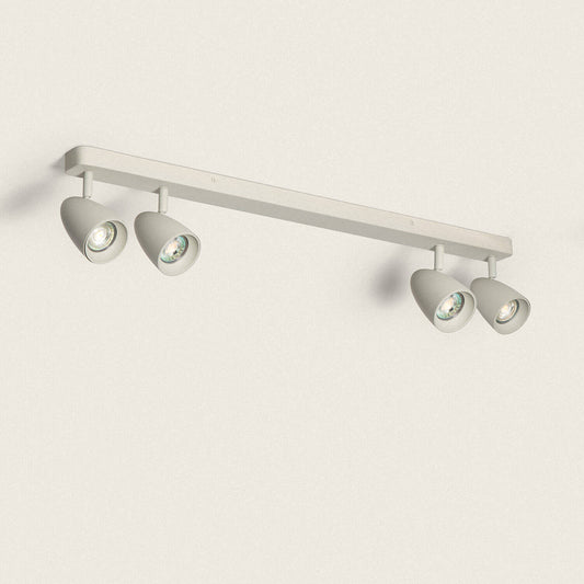 Applique LED Aluminium Rectangulaire 4 Spots 15W IP20