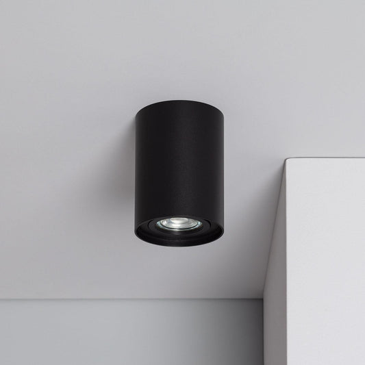 Plafonnier LED Noir Orientable 10W IP20 en Aluminium