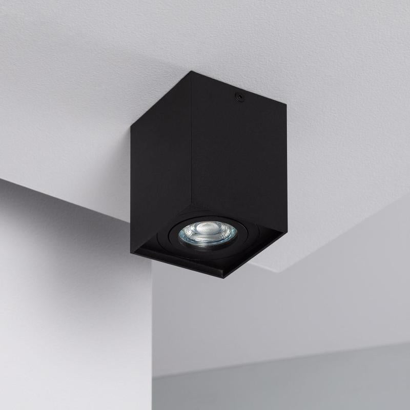 Plafonnier LED en Aluminium Noir 50W IP20