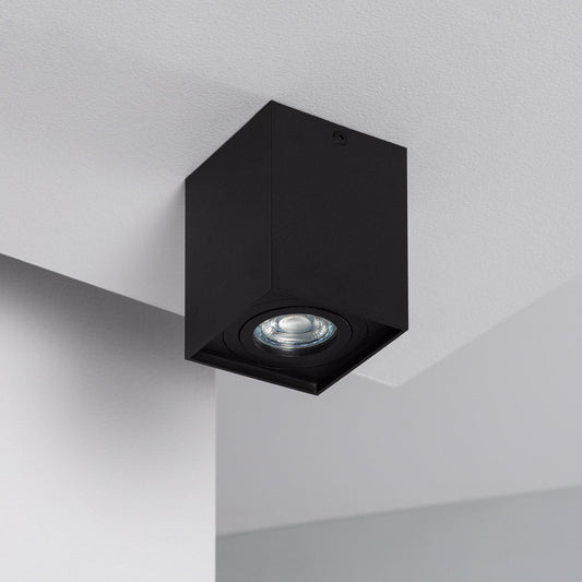 Plafonnier LED en Aluminium Noir 50W IP20