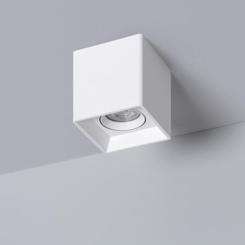 Plafonnier LED Carré Blanc 5W IP20 Non Orientable