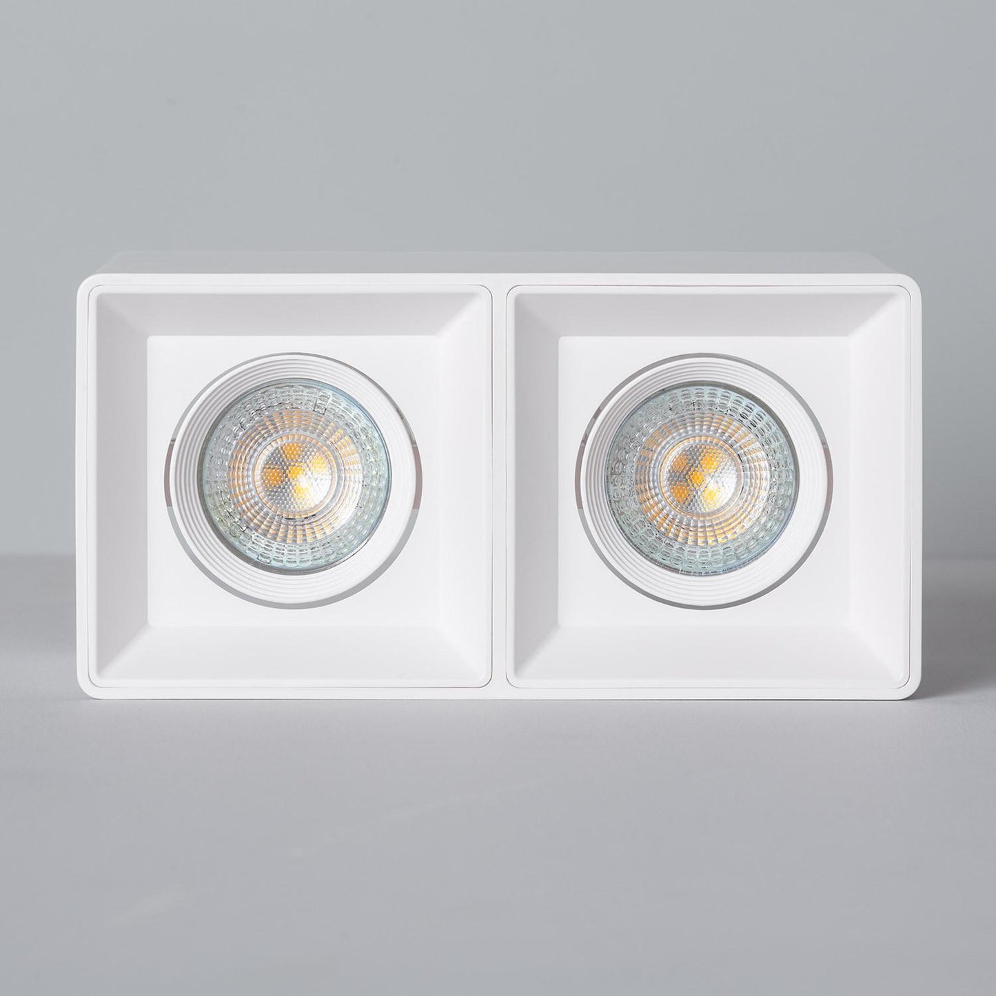 Plafonnier LED Carré Double 5W IP20 Non Orientable
