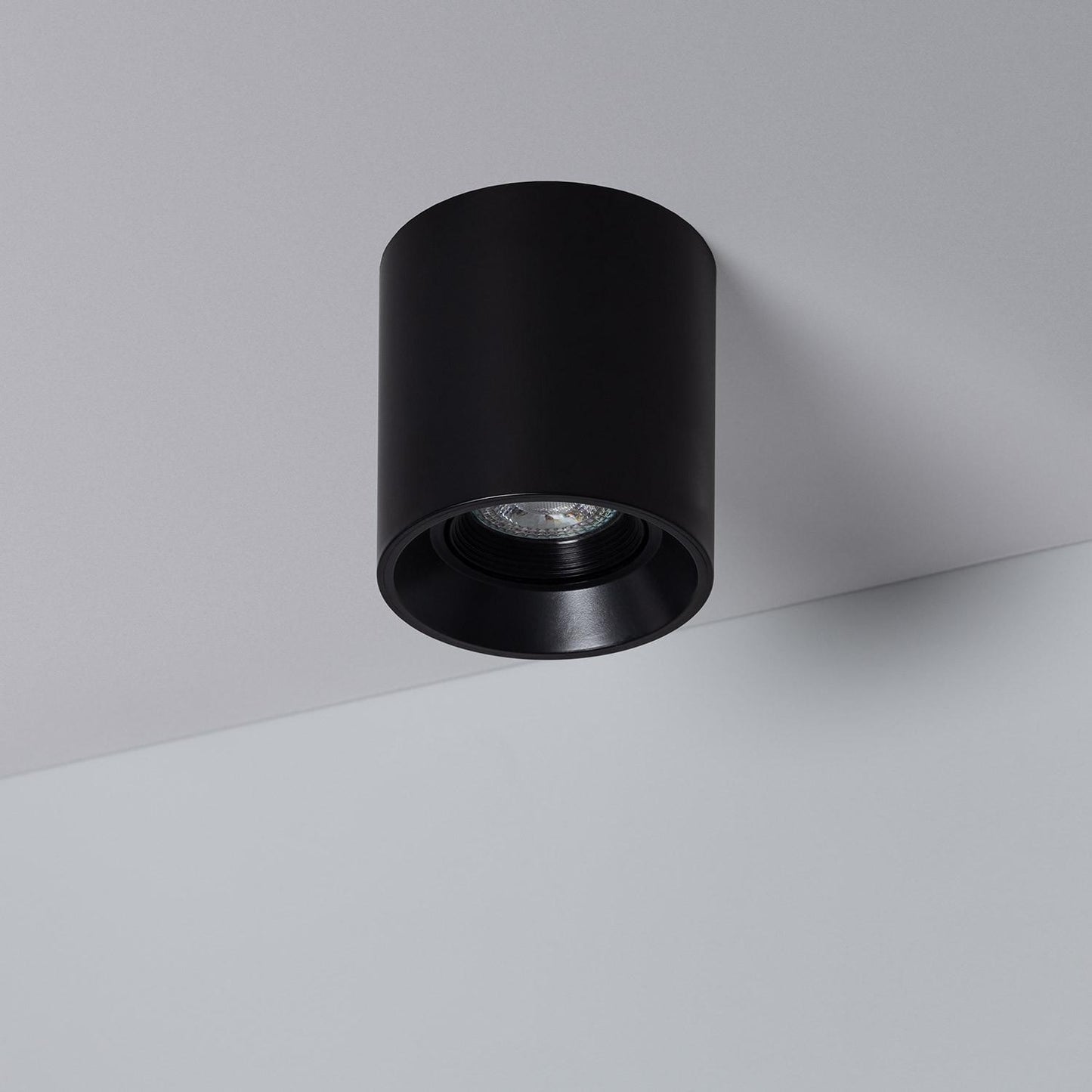 Plafonnier LED Noir 5W IP20 Non Orientable