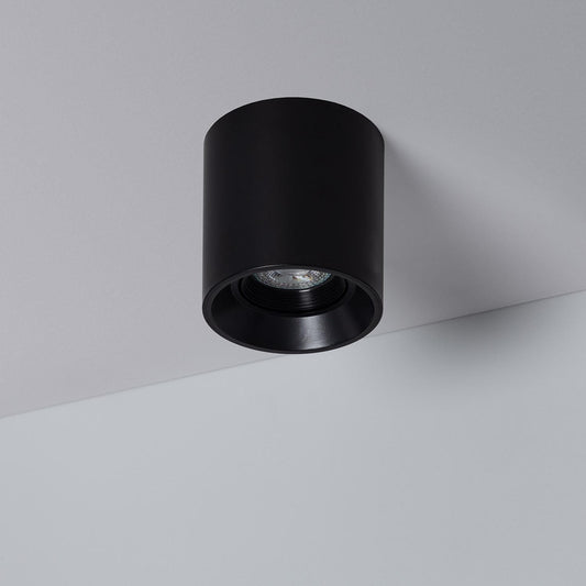 Plafonnier LED Noir 5W IP20 Non Orientable